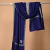 blue cashmere stole