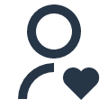 picture of a person with a heart
