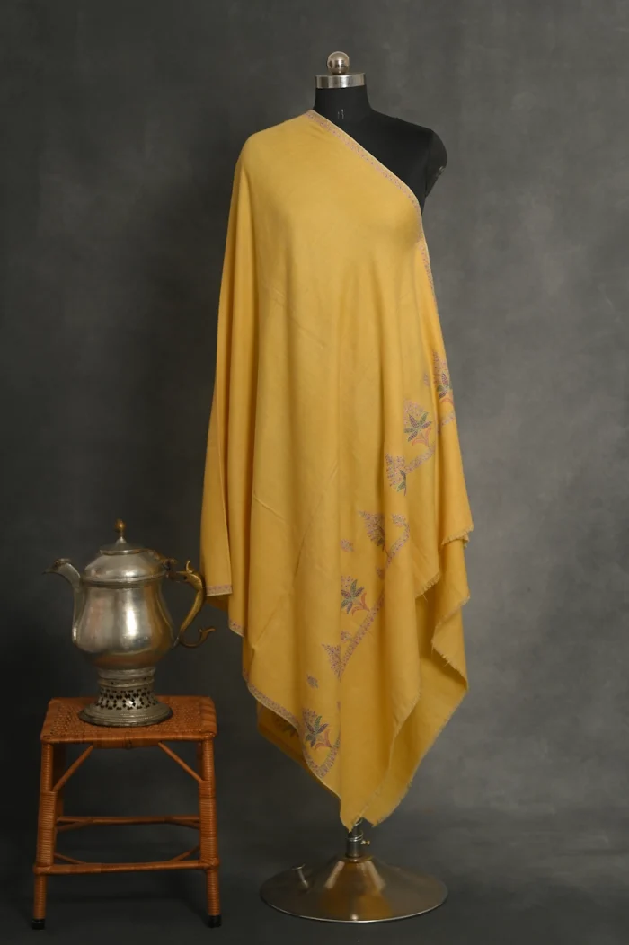 yellow pure pashmina 