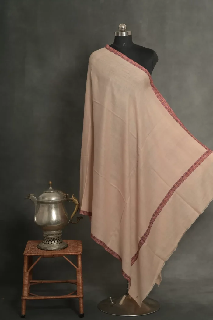 natural color pashmina shawl by baraqah