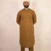 pakistani brown kurta pyjama