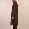 designwear brown kurta for men