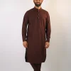 chocolate brown kurta