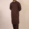 designwear brown kurta for males