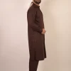 designwear brown kurta for boys