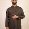 royal grey kurta pajama
