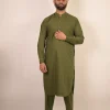 pakistani olive green kurtaÂ