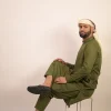 olive green kurta