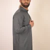 pakistani grey kurta for marriage