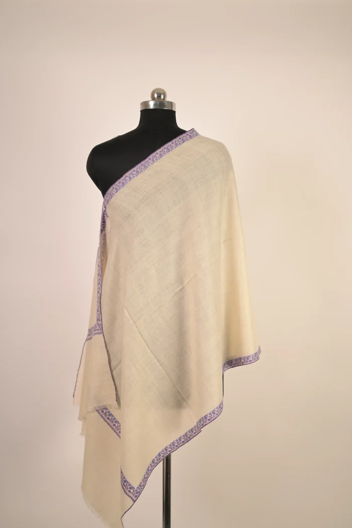 white pashmina for women