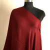 red pashmina stole