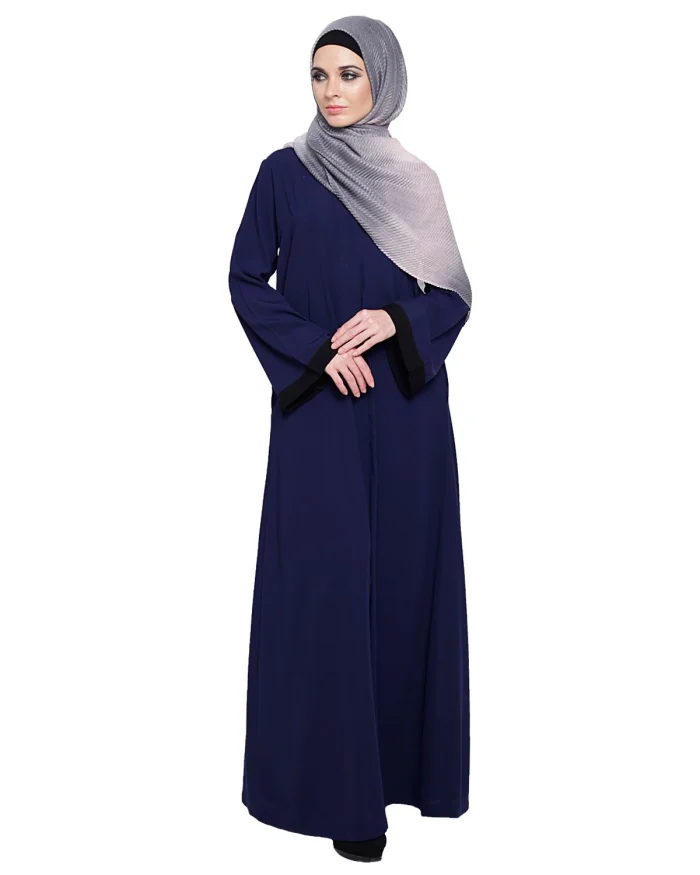 blue abaya
