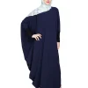 blue modest fashion kaftan