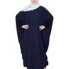 blue modest kaftan