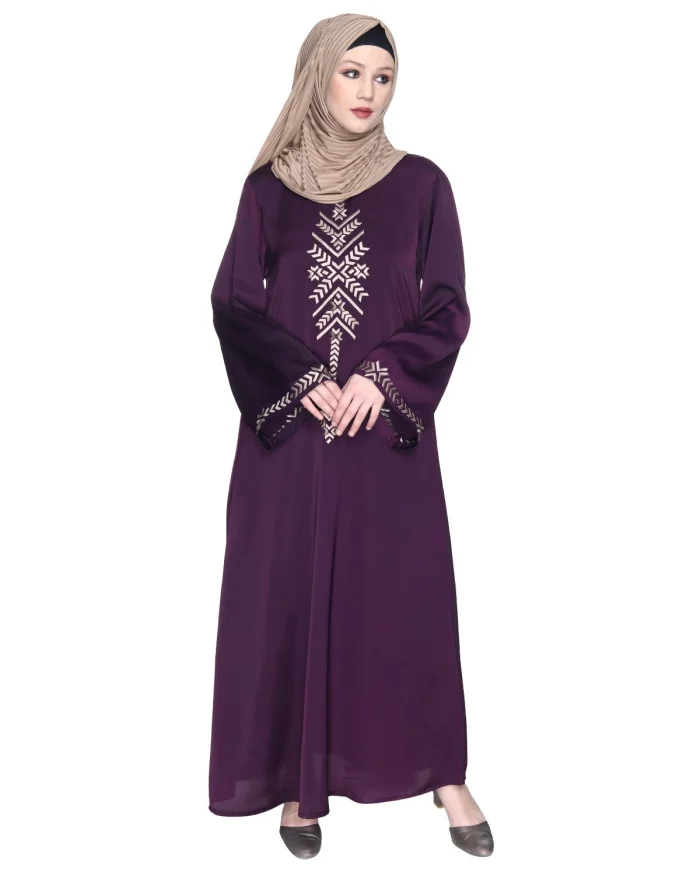 purple premium abaya