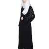 black abaya by baraqah