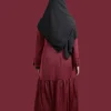maroon abaya for women