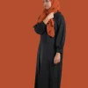 black abaya for sports