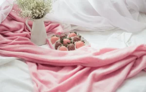 pink color cashmere wrap