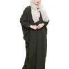 olive green kaftan dress for women