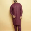 maroon kameez shalwar by baraqah kashmir