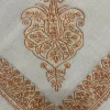 Luxurious pashmina rumal crafted with designs inspired by Omani Mussar (مصَر) and Turma (ترمة)