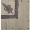 Handcrafted pashmina rumal with motifs inspired by Jordanian Shemagh (شماغ).
