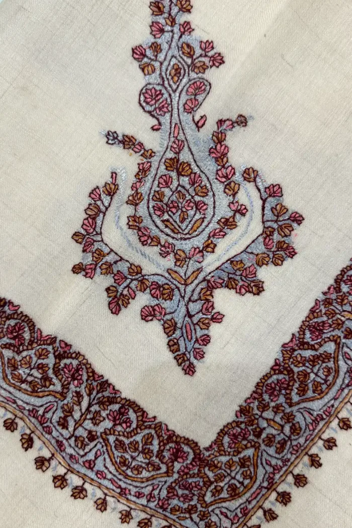 pashmina cashmere kashmiri embroidered rumaal for man
