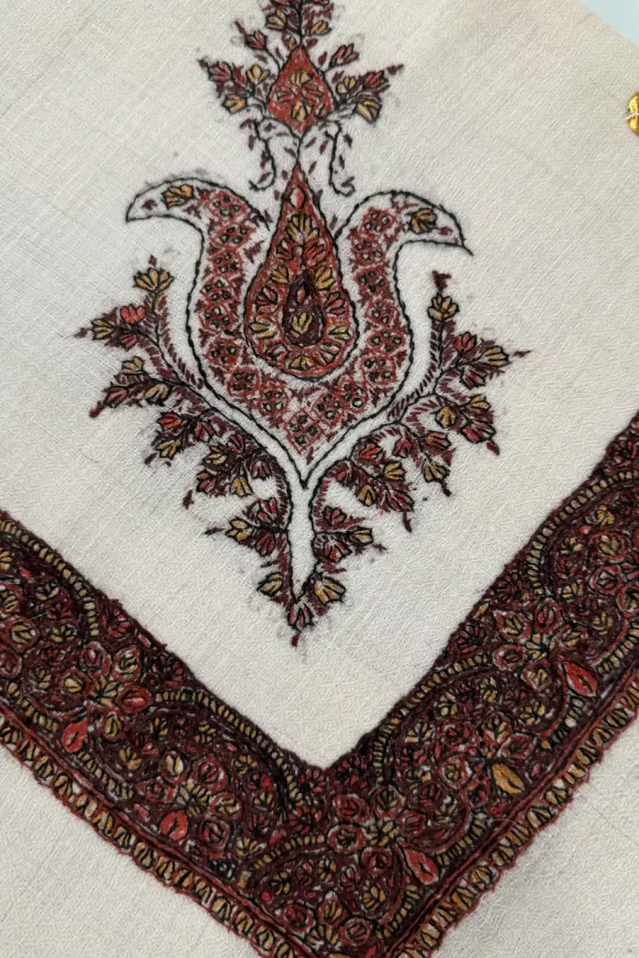 pashmina embroidered rumaal for gents