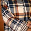blue checkered firan for females