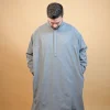 traditional kashmiri grey phiran for men