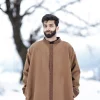 brown embroidered firan djellaba