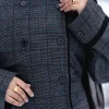 warm checkered woolen coat style winter abaya
