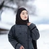 warm woolen coat style winter abaya for females
