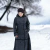 warm woolen coat style winter abaya