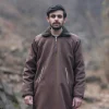 Brown Fleece Pheran with Raglan Shoulders