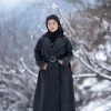 warm coat style winter abaya
