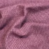 red houndstooth checkered fabric 