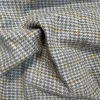 yellow checkered houndstooth fabric
