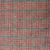 red checkered merino wool tweed fabric for coats