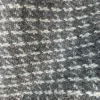 grey merino wool tweed fabric