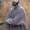 checkered pattu pheran for men