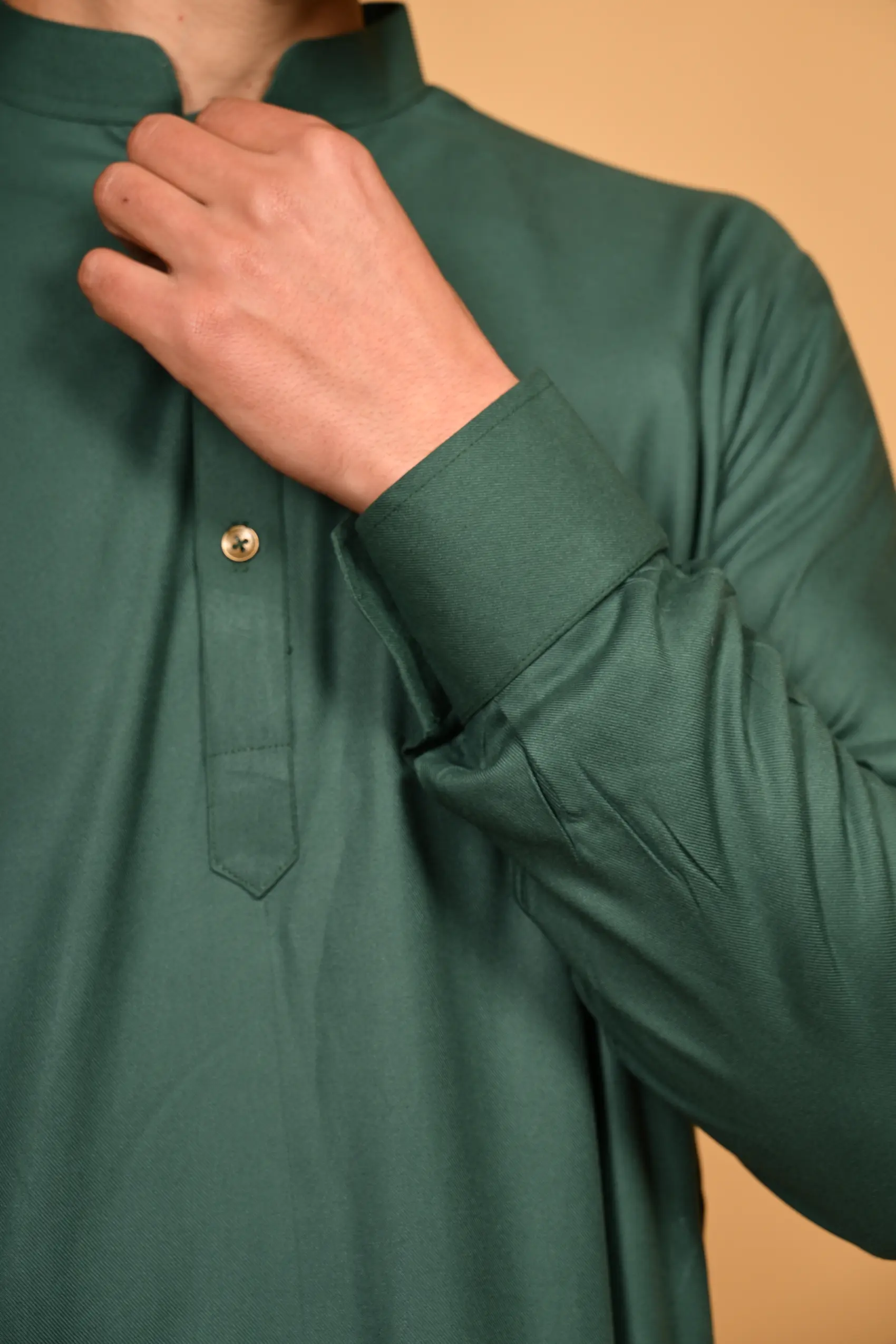 Rakheem Teal Blue Kameez Shalwar - Image 6