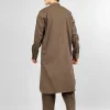 brown stretch kameez shalwar