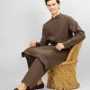 brown lycra kameez shalwar