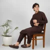 coffee brown kameez shalwar 