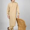 cream kameez shalwar for man