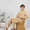 cream kameez shalwar for boys