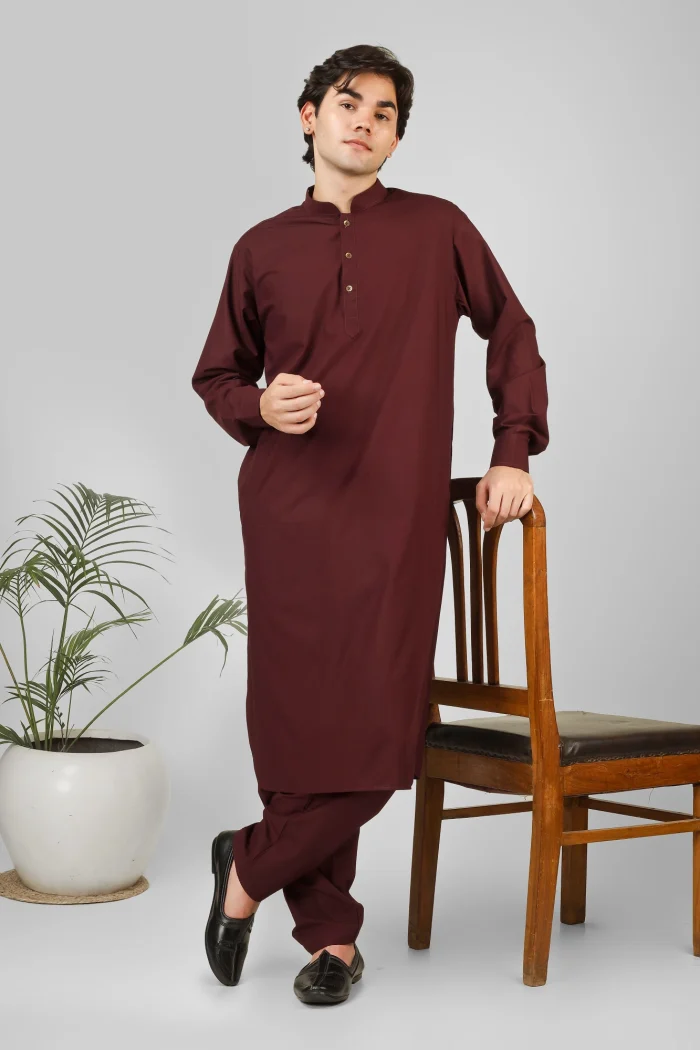 maroon kameez shalwar for boys