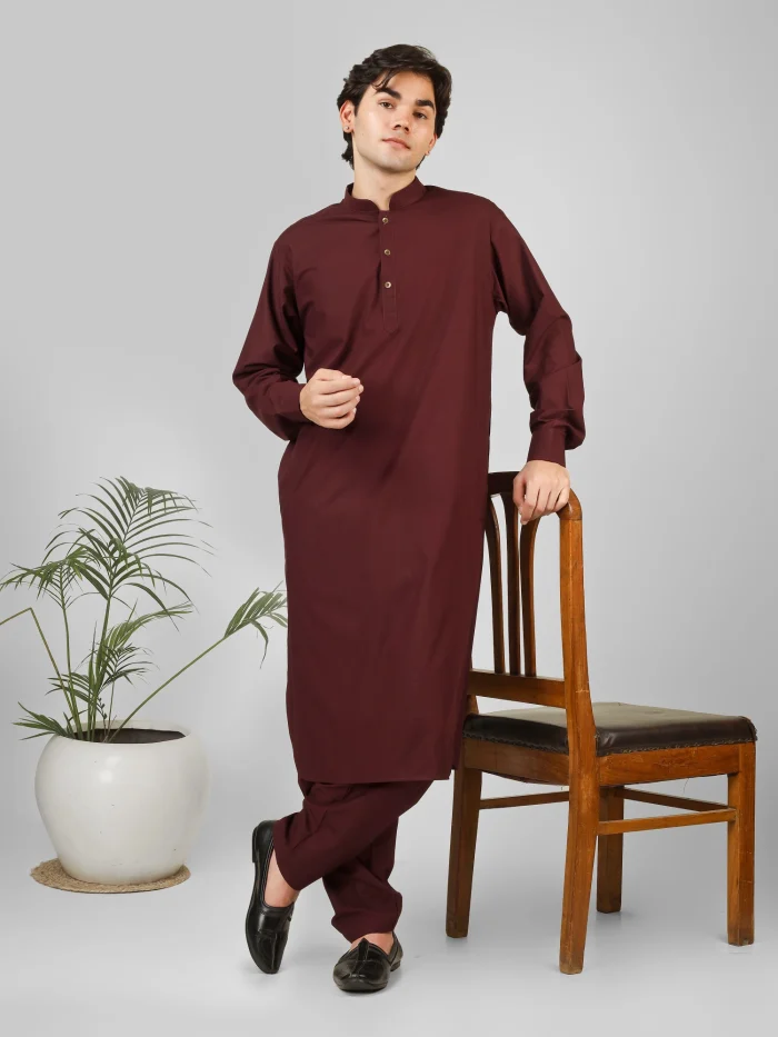 maroon kameez shalwar for boys
